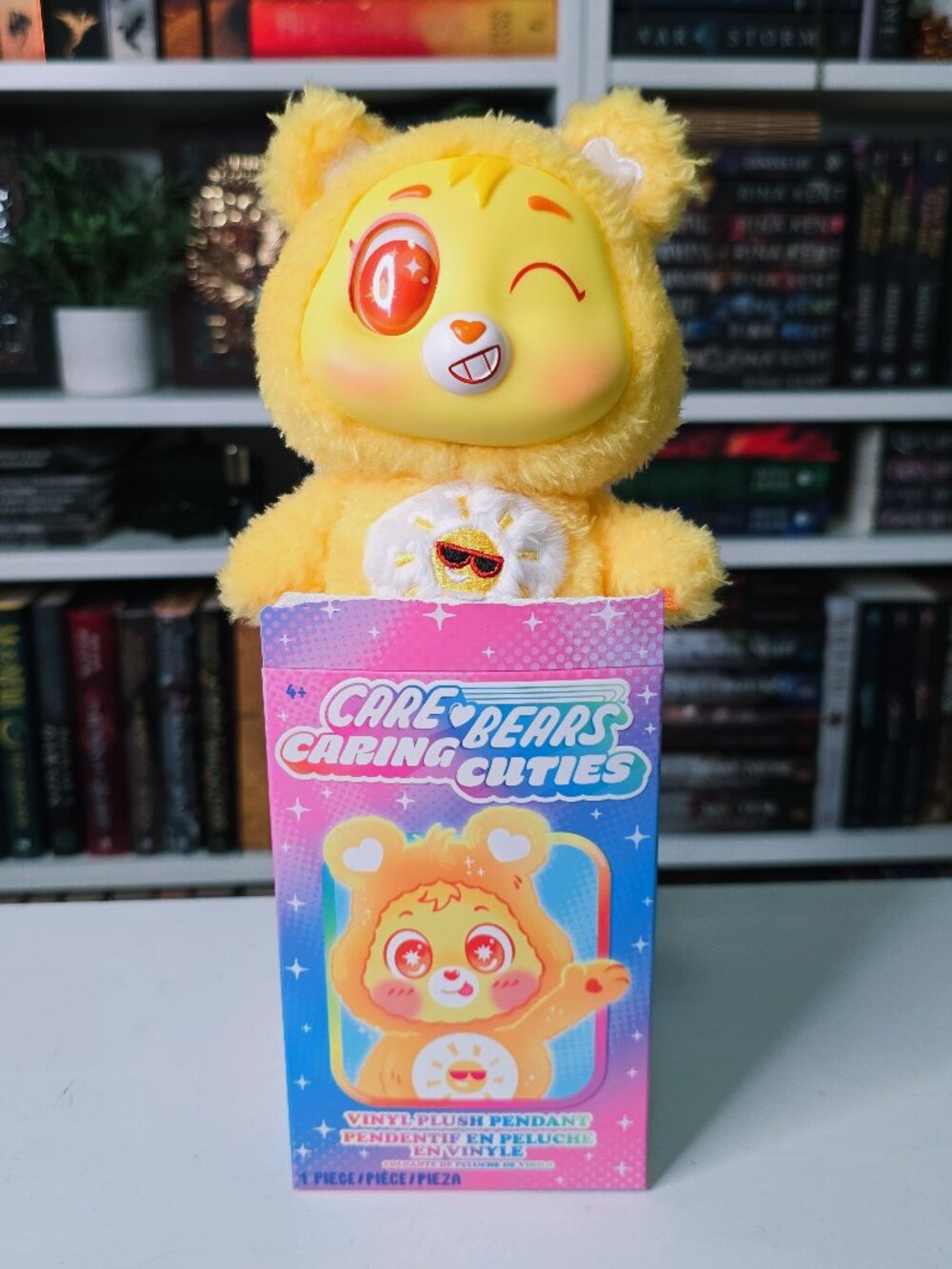 Care Bears Caring Cuties 6" Plush Pendant - Funshine Bear